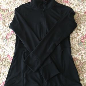 Black Zip-up Jogging Jacket